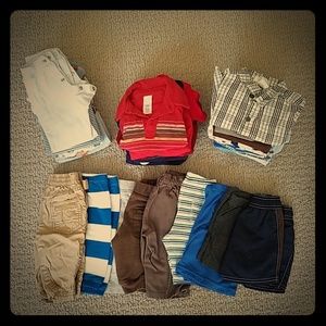 32 piece Lot/Bundle of Baby Boy Clothes 0M-6M